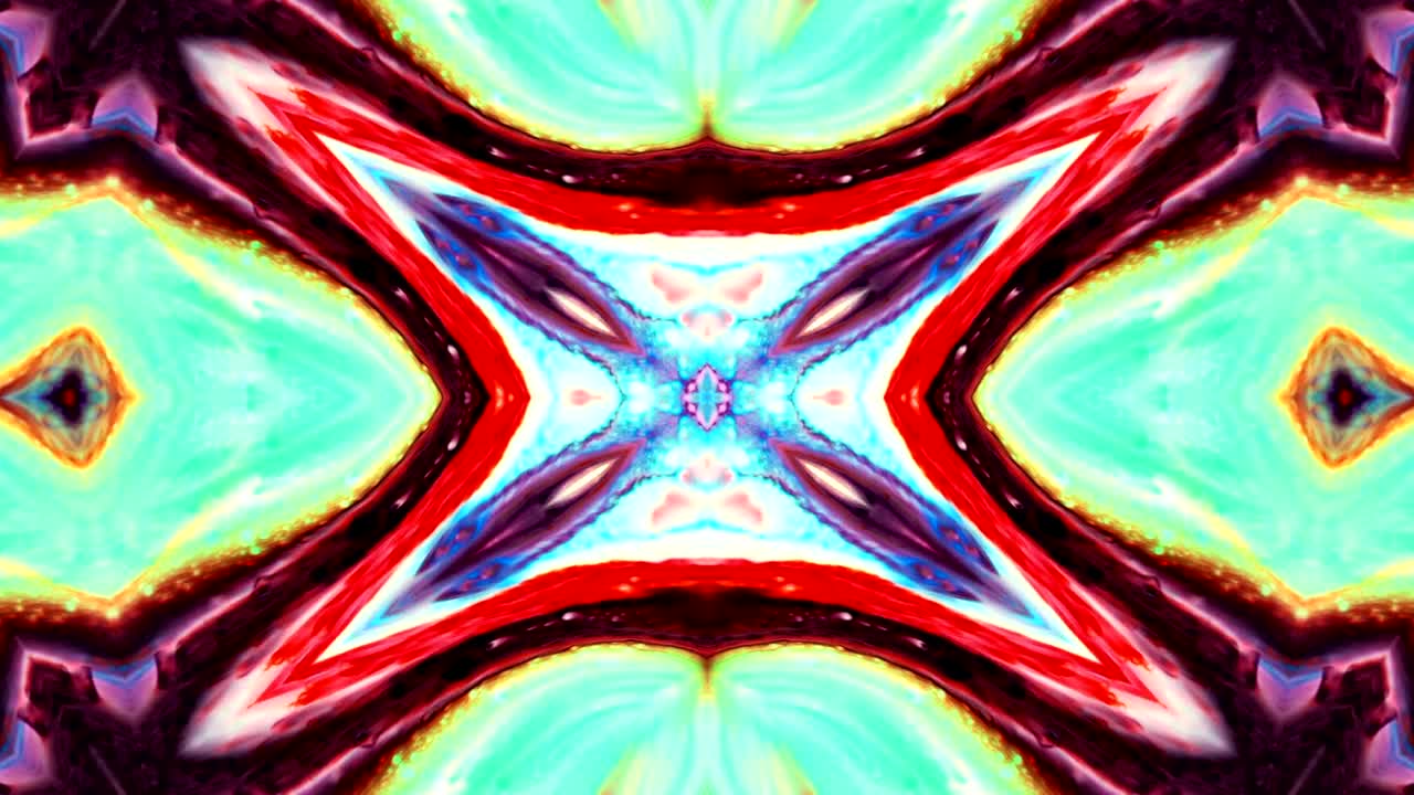 movimiento de fondo de kaleidoscopio abstractamente colorido