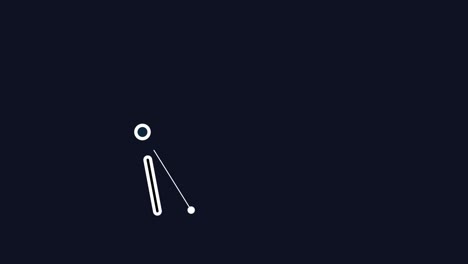 추상적인 회전 시계 (seamless loop animation)