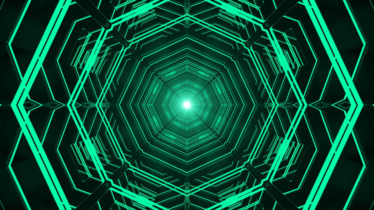 pasillo de fondo abstracto con bucle tecnológico