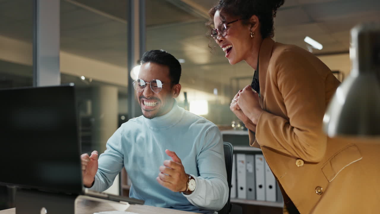 Successful Team Celebrating a Project Milestone