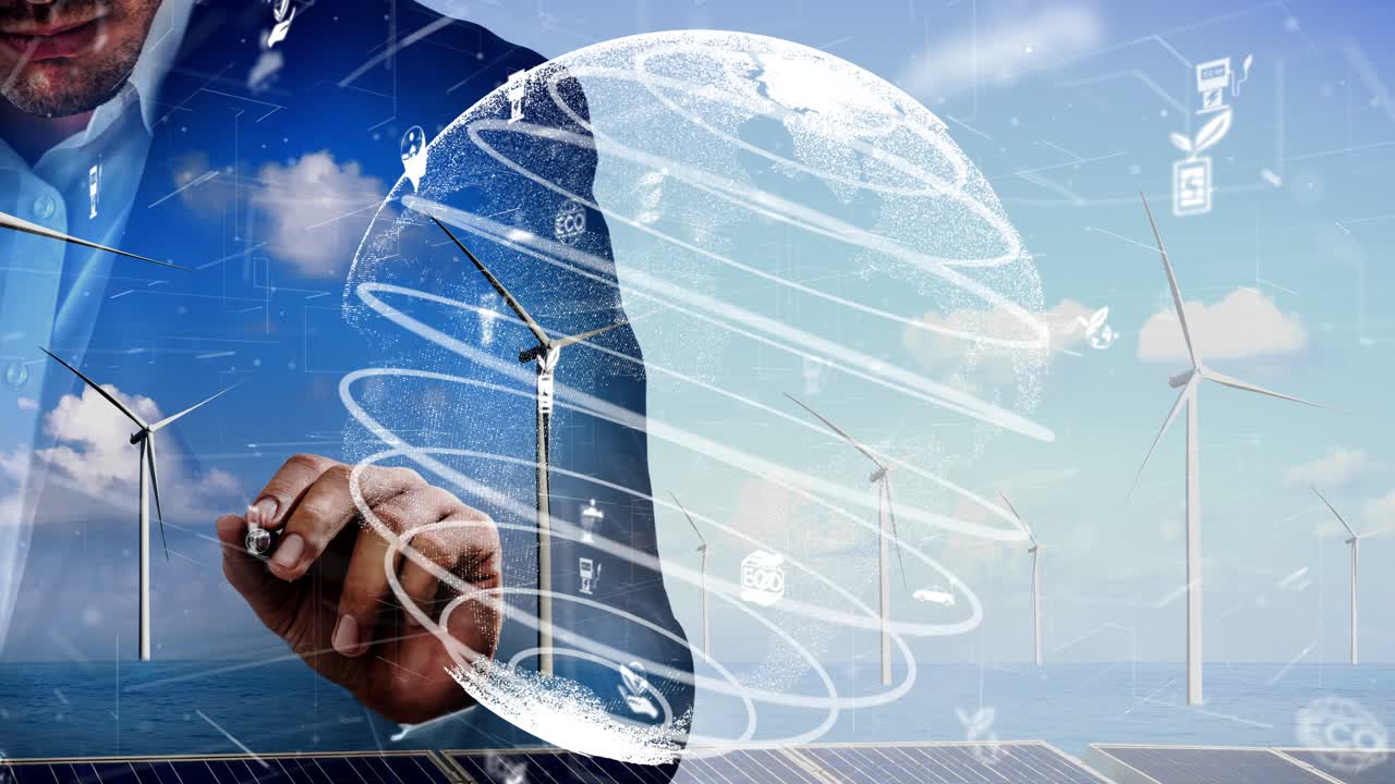 Conceptual environmental conservation and sustainable ESG development