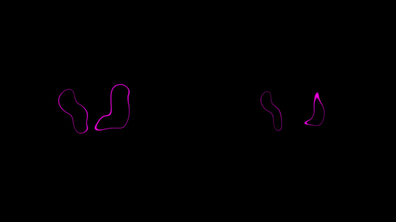 gráficos de movimiento de animación de bucle de propagación de círculo distorsionado