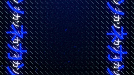 animación de múltiples filas de formas abstractas que se mueven en un bucle sin costuras