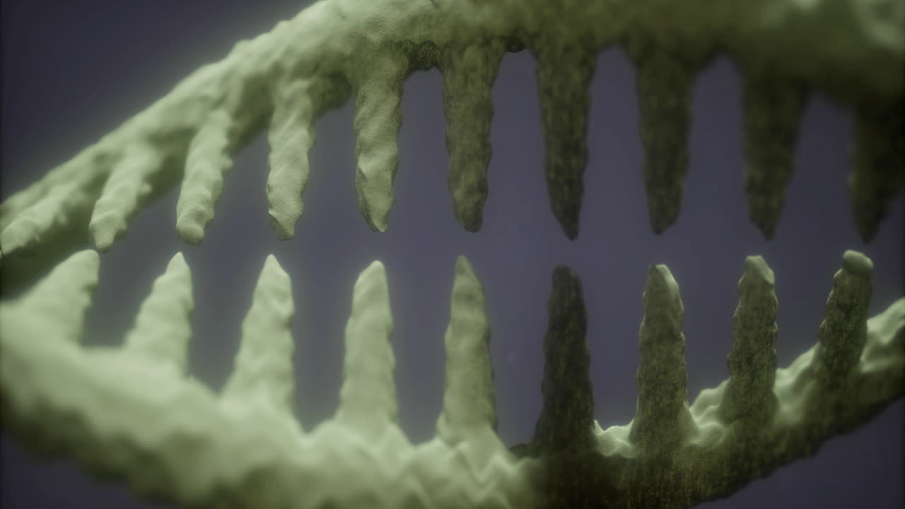 Exploring the intricate structure of dna through artistic visualization