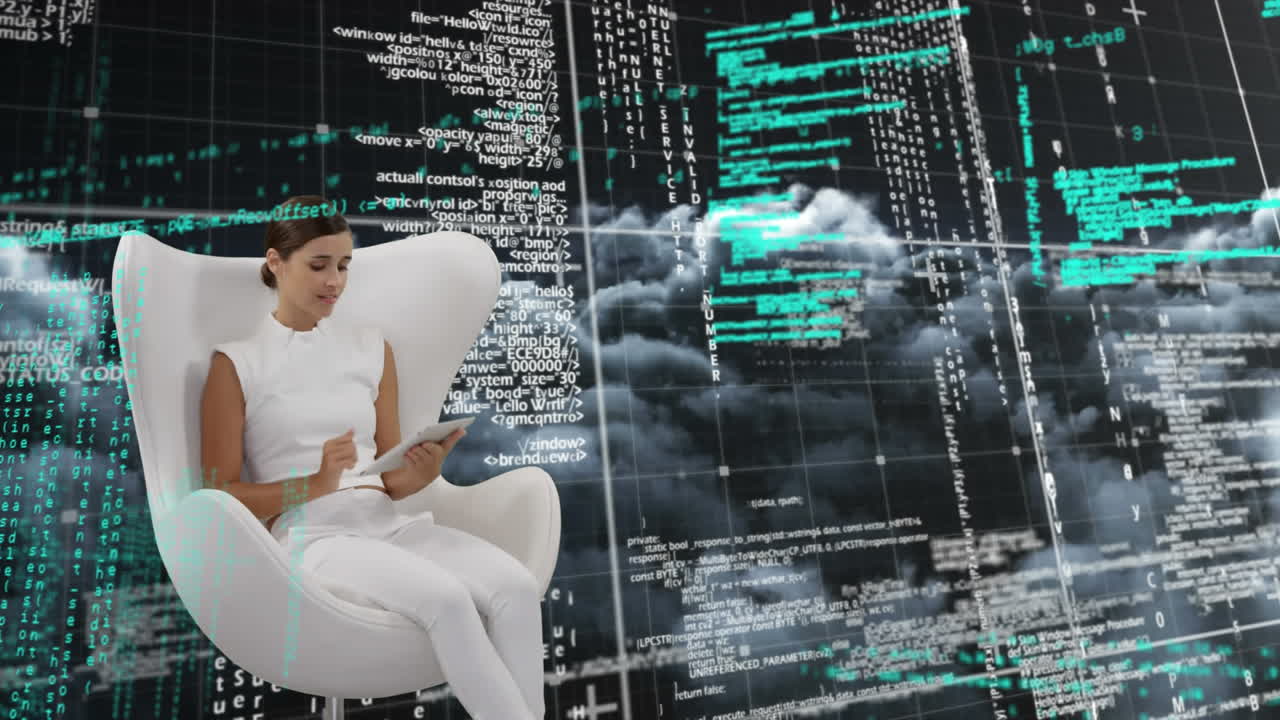 ⁇  의자 에 앉아 있는 여자