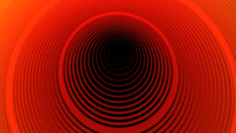 Black background with moving circular lines