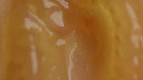 close-up of tomato sauce