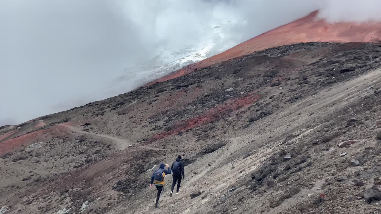 Cotopaxi mountain volcano trek hike Ecuador nature landscape outdoor alpine