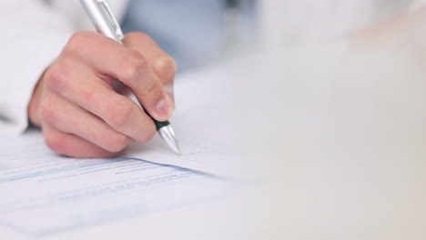 closeup of the hands of a healthcare professional