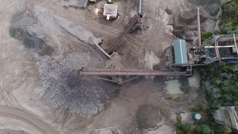 Steinbruch-Für-Den-Bergbau,-Luftaufnahme