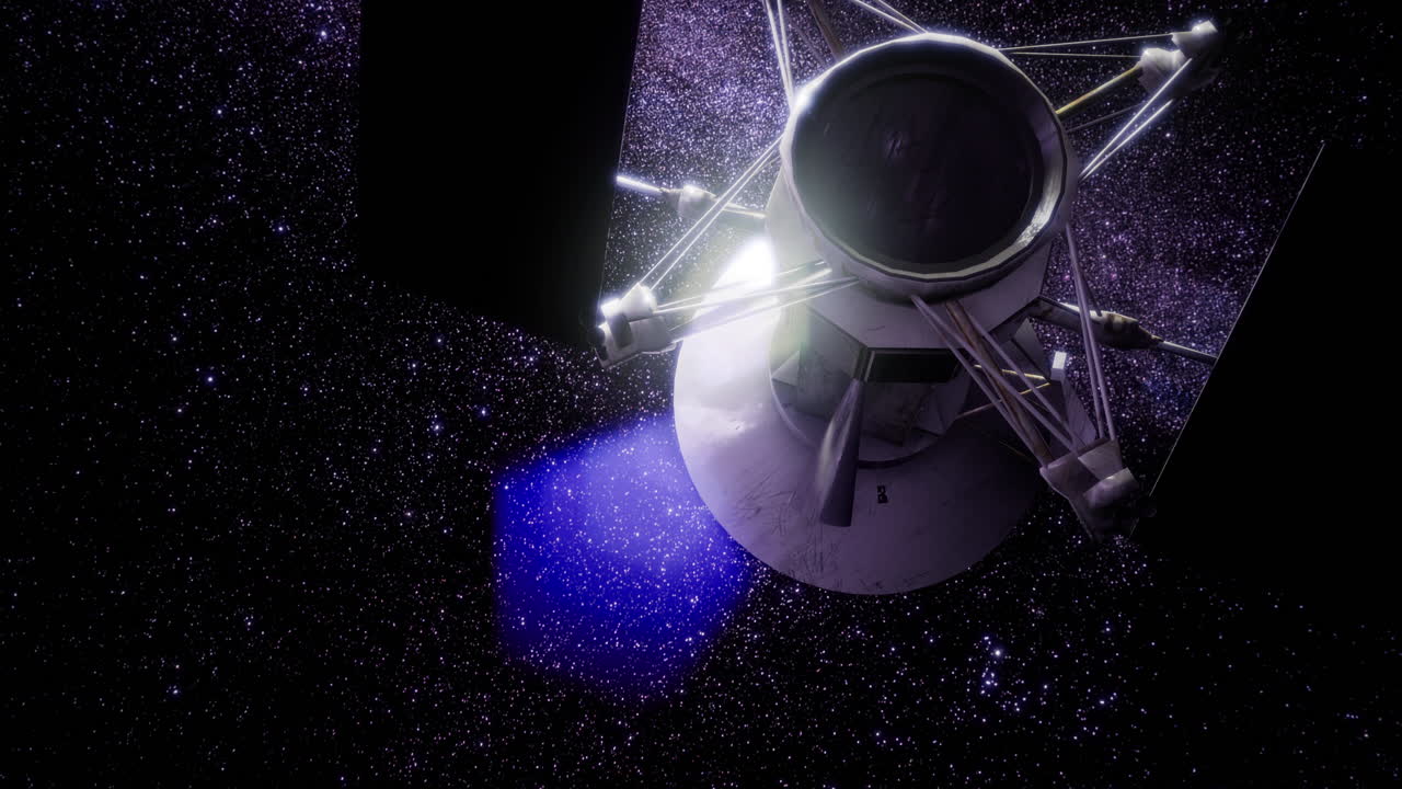 A sonda New Horizons explorando as profundezas do espaço interestelar