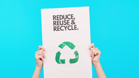 Poster,-recycling-sign-and-sustainability