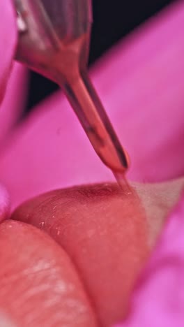 cosmetologist making permanent makeup