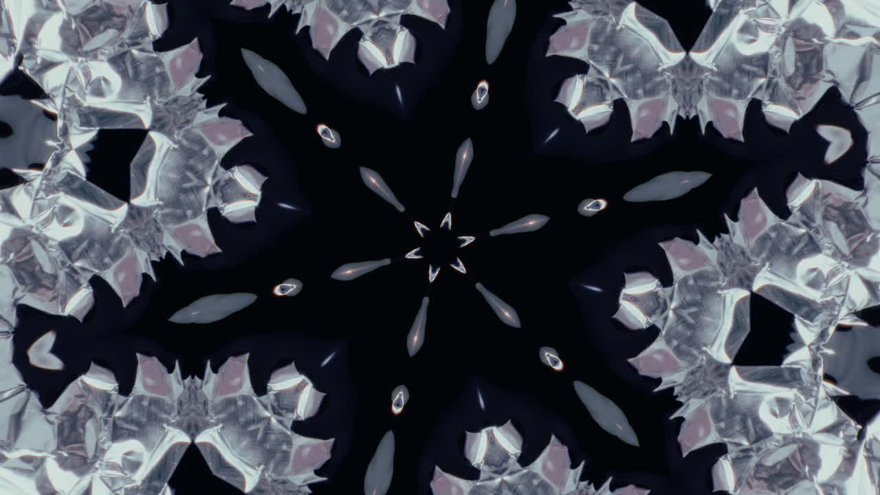 Abstract Geometric Pattern with Kaleidoscopic Effect