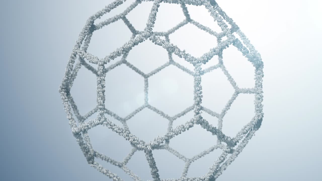 moléculas conectadas en forma tridimensional