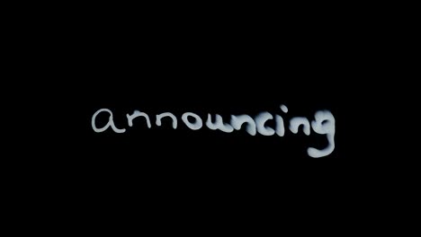 "Announcing"-Organic-words,-hand-crafted-without-a-computer---For-more,-search-"AbstractVideoClip"-using-the-quotation-marks