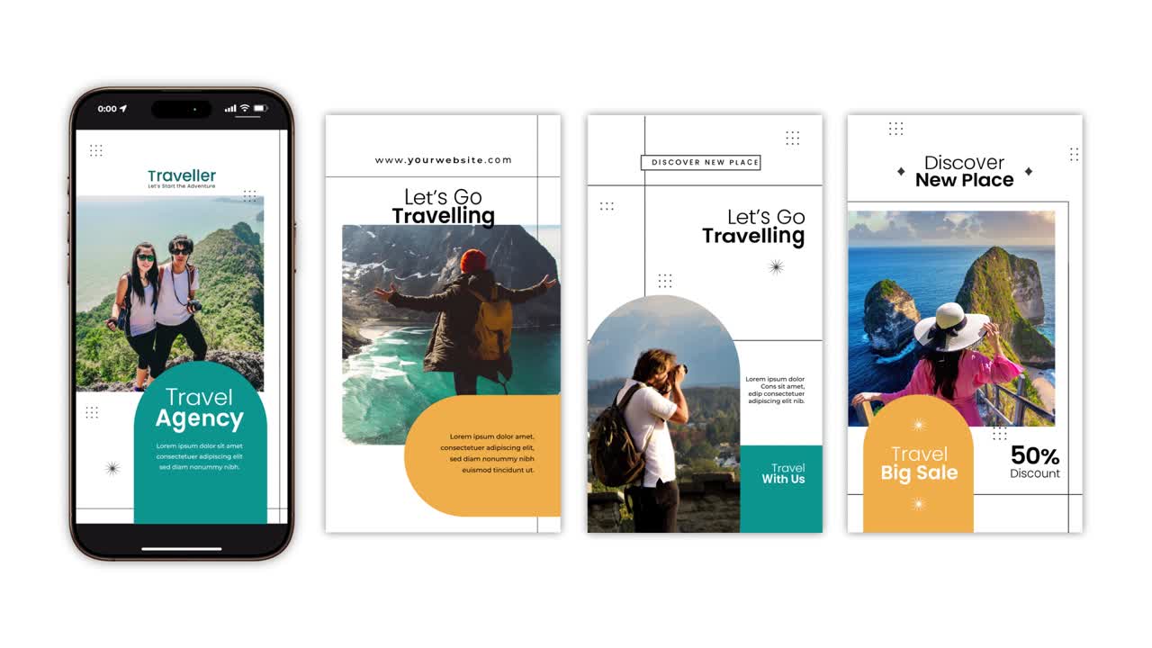 Travel Agency Social Media Templates