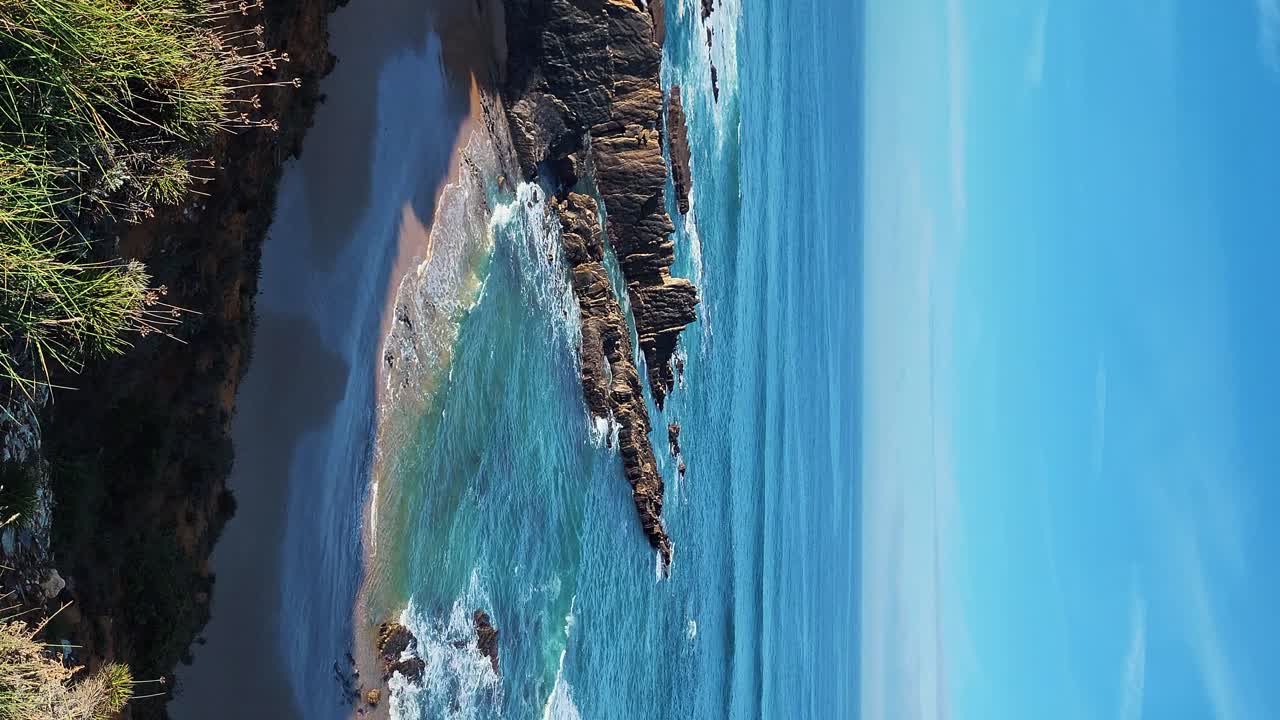 Praia De Odeceixe Mar Beach, Atlantic Ocean, Hiking Rota Vicentina the Fisherman's Trail