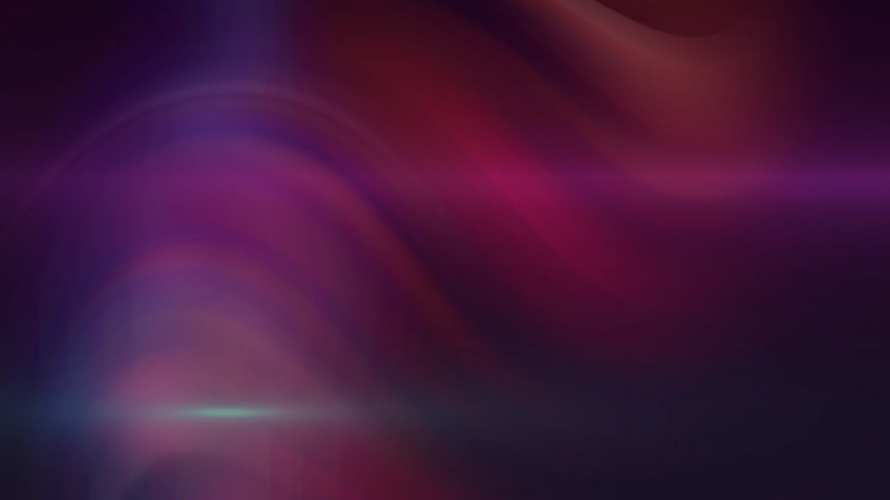 Animation of glowing light trails moving over black background ...