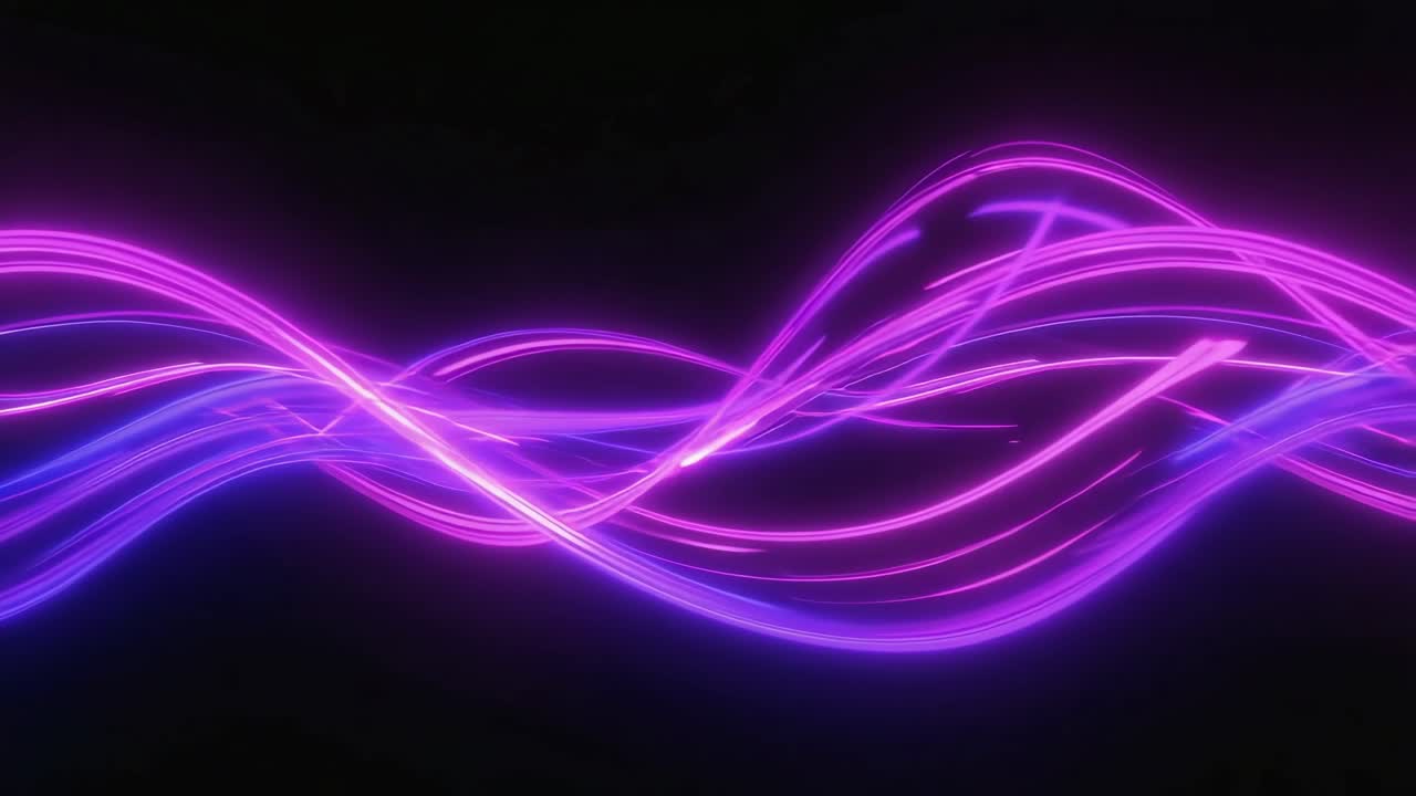 추상적인 네온 광파