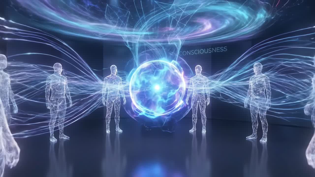 Abstraktní reprezentace lidského vědomí a energetického spojení