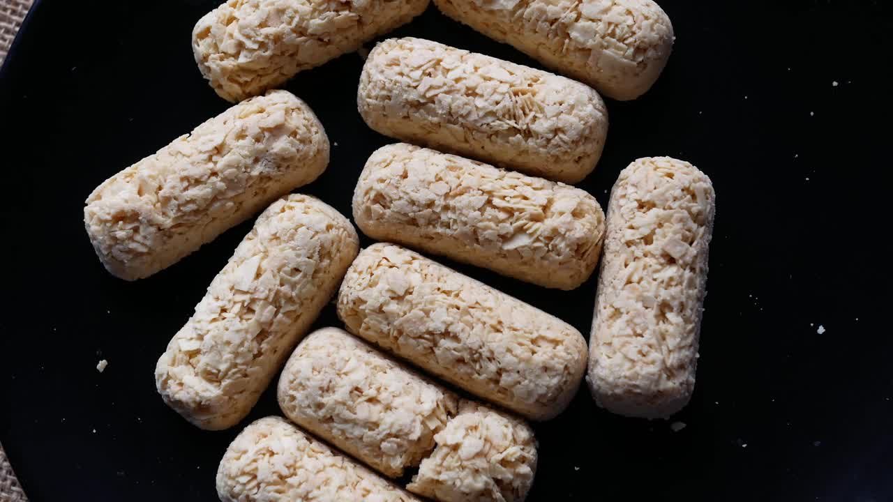 galletas de avena crujientes en un plato