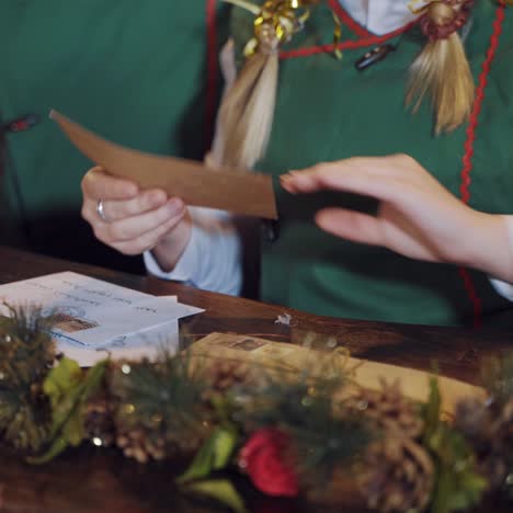 lot of letters with wishes for santa