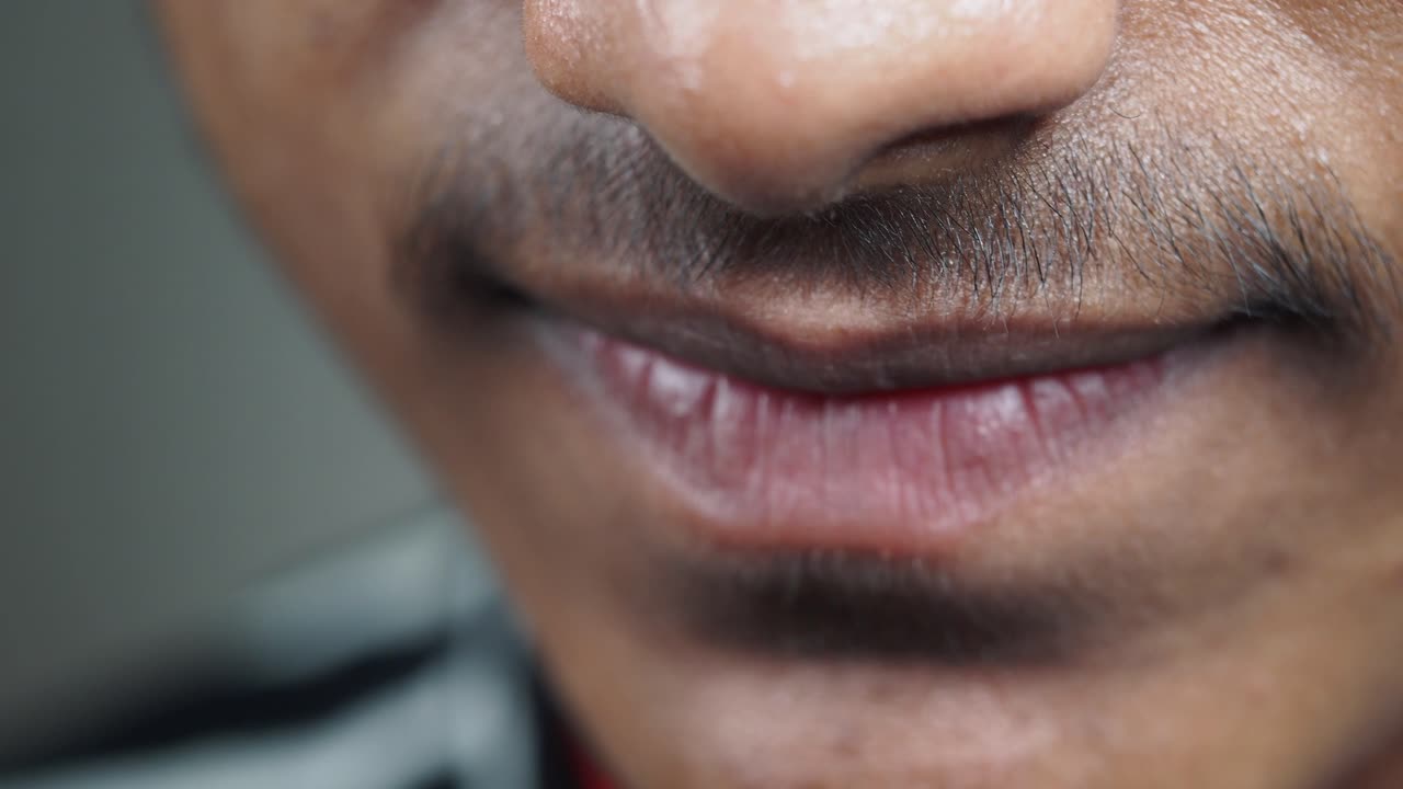 초콜릿을 먹는 사람