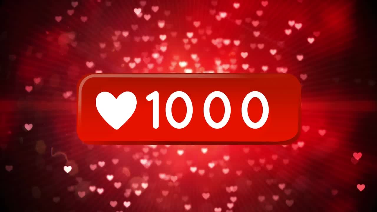 소셜 미디어 심장 아이콘