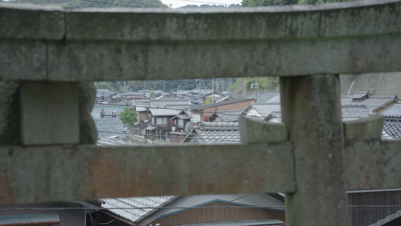 日本京都的船屋