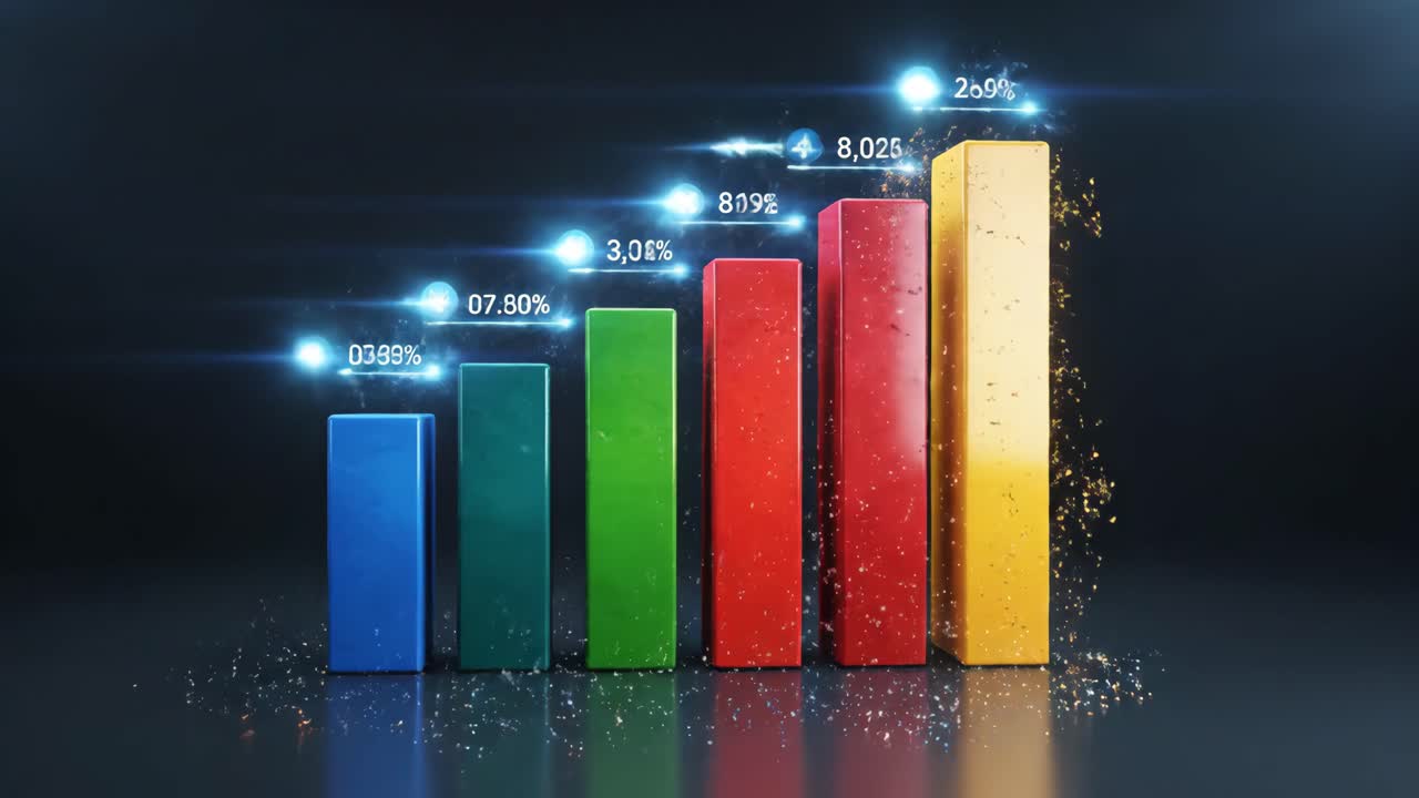 Colorful Abstract Particles Explosion