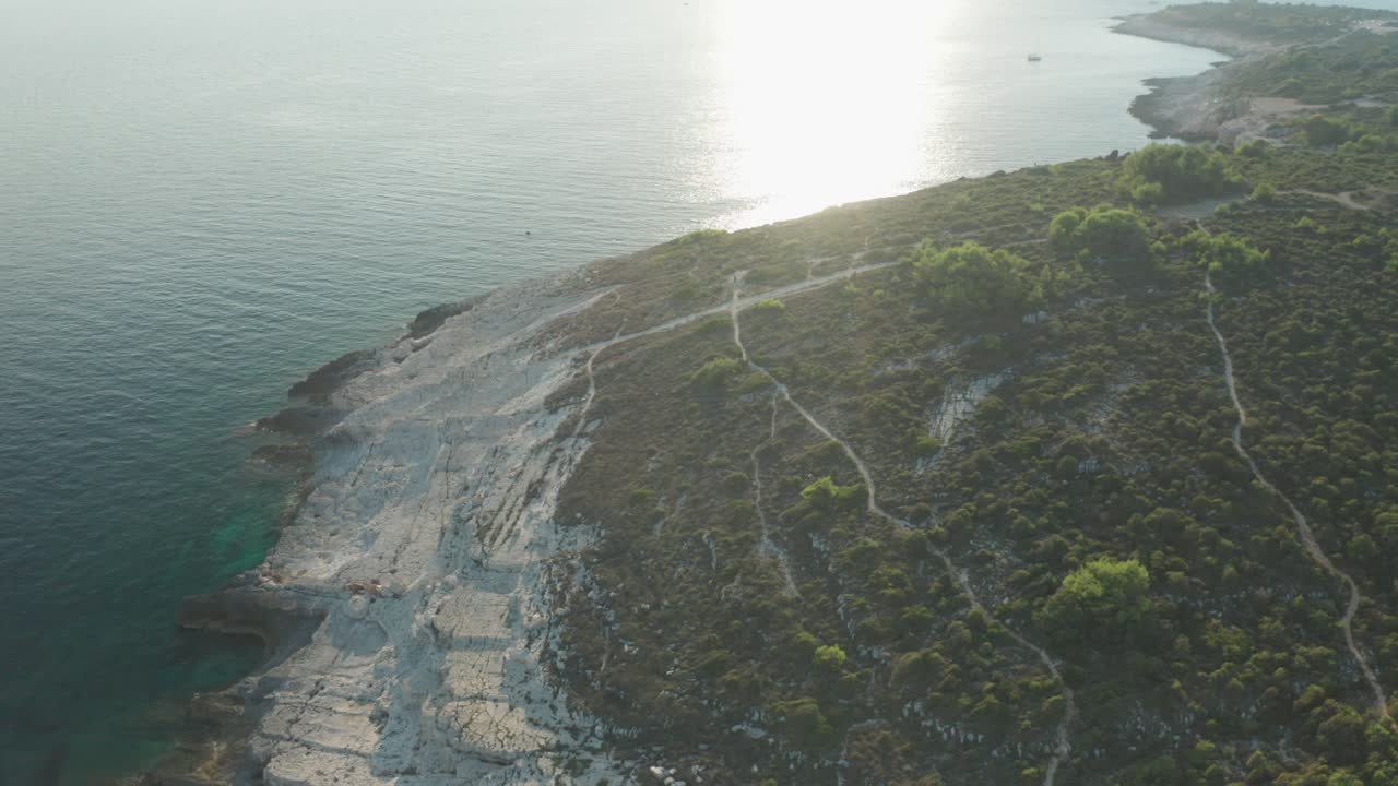 케이프 kamenjak, 크로아티아의 슈퍼 와이드 파노라마 샷