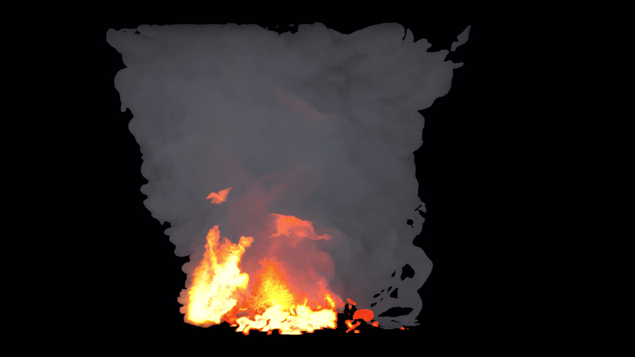 Fire and Smoke Graphic Design