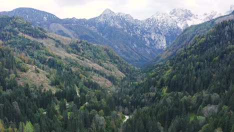 奧地利艾森卡佩爾山脈 (eisenkappel vellach alps) 的美景