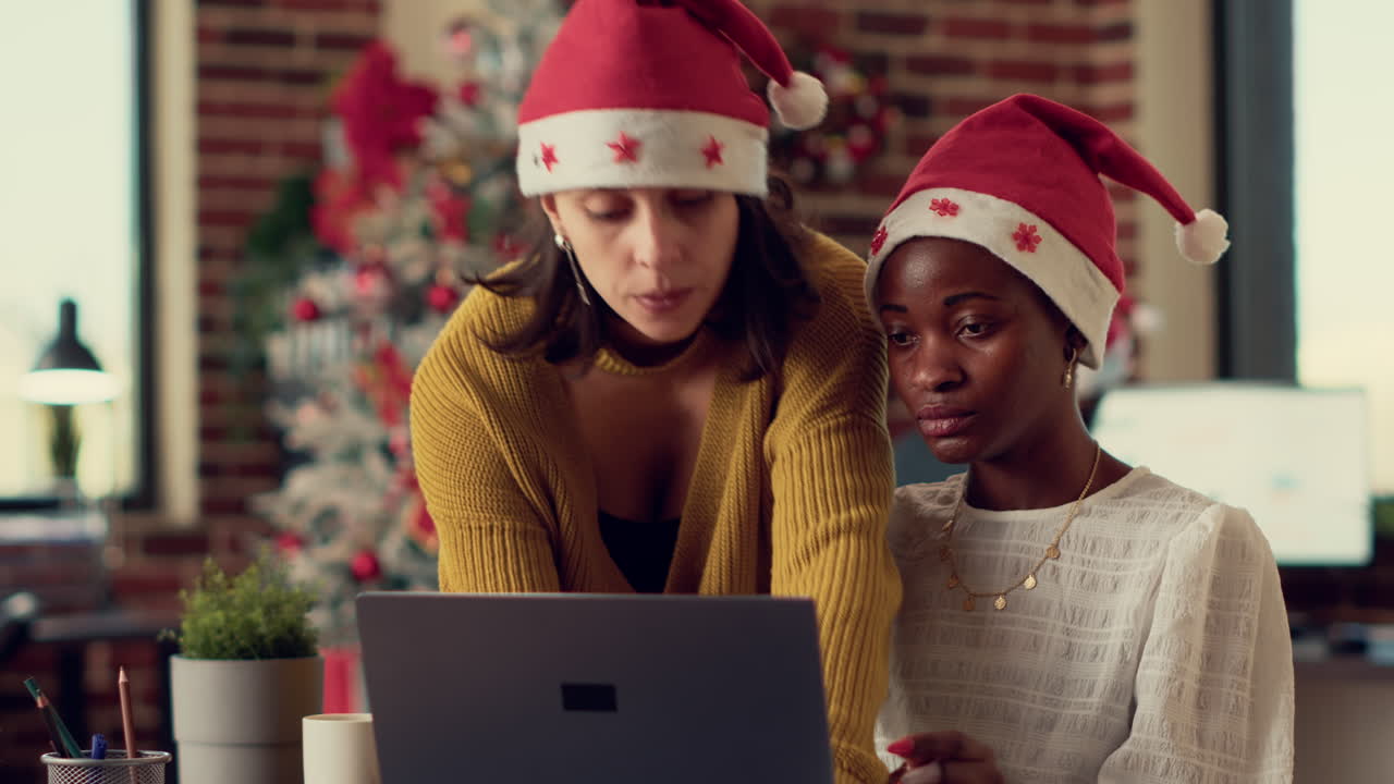 Diverse team of colleagues brainstorming ideas in office