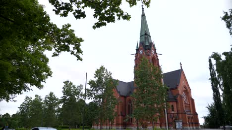 umeå city church, in västerbotten, sweden