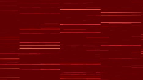 animation of multiple red light trails moving in hypnotic motion in background
