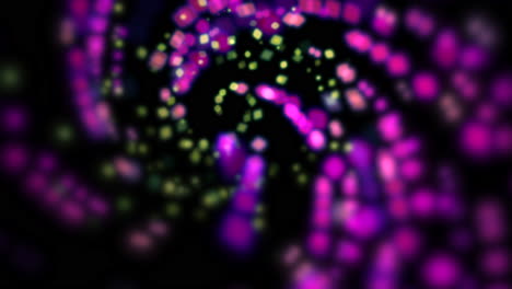 puntos de colores de movimiento con fondo abstracto 14