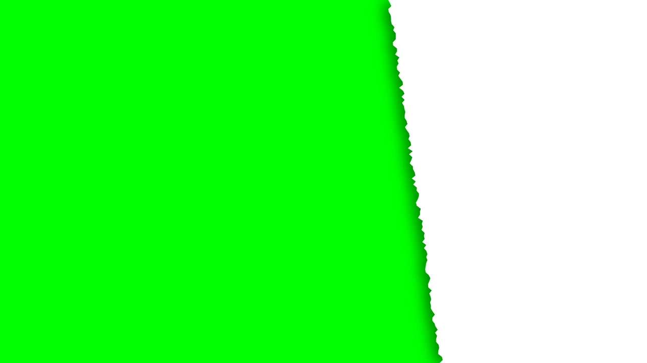 Paper Tear Transition Effect Revealing White Background