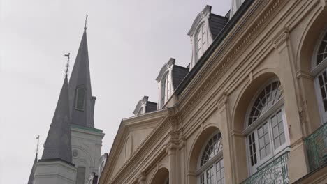 low angle view showing the top of the st