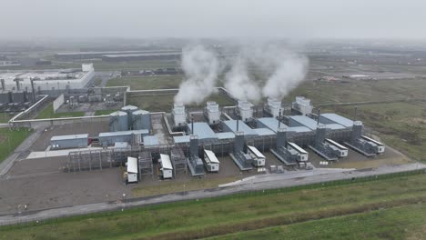 hyper scaler, computing center, data center, it, data infrastructure, internet, cloud services, computing. aerial video