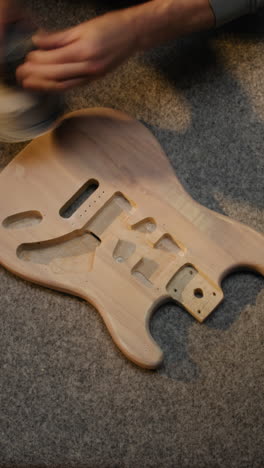 crafting a guitar: woodworking process