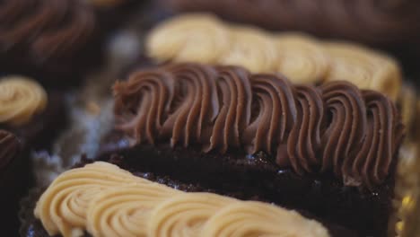 assorted cakes with assorted frosting