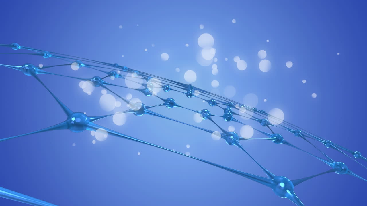 3d 추상적인 모양이 움직입니다.