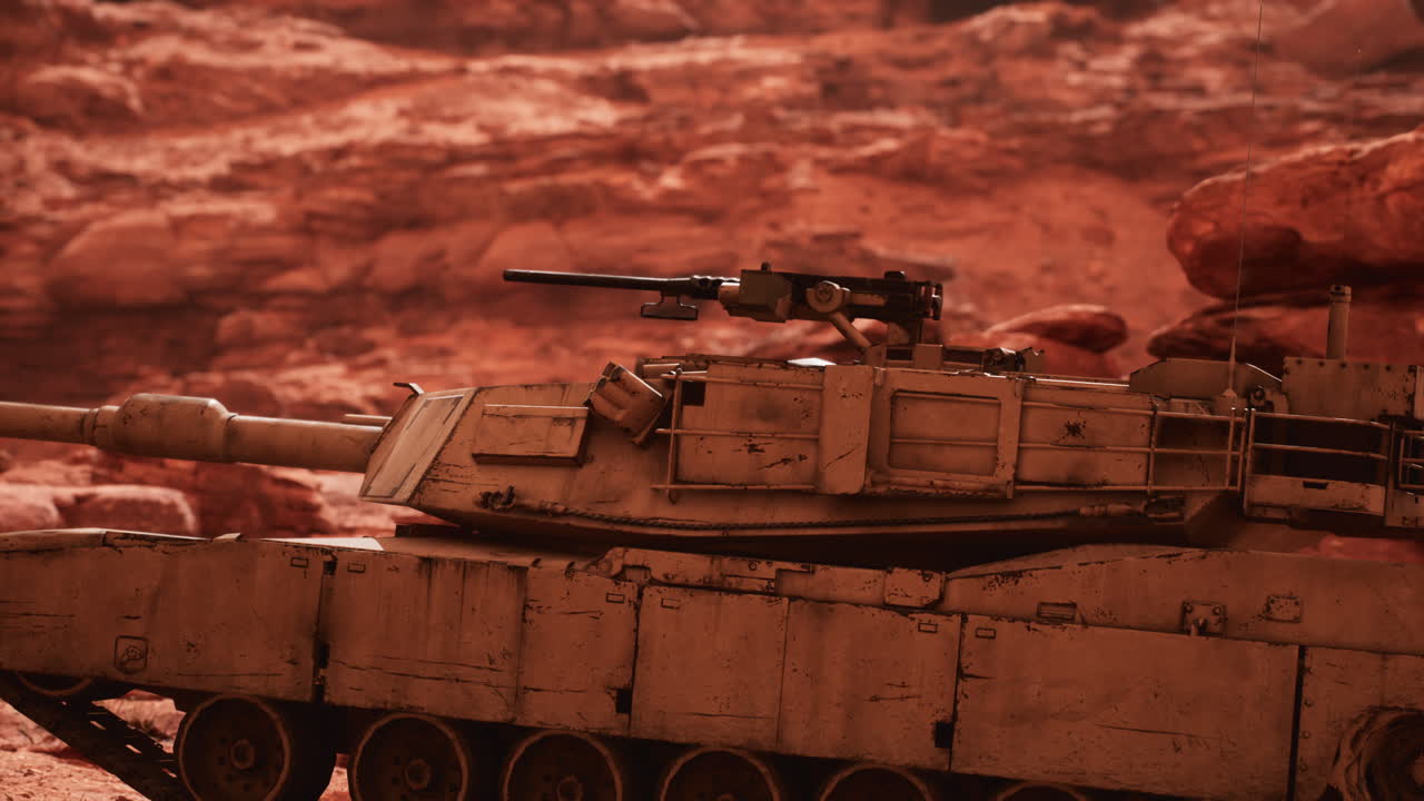 Amerikansk tank Abrams i Afghanistan