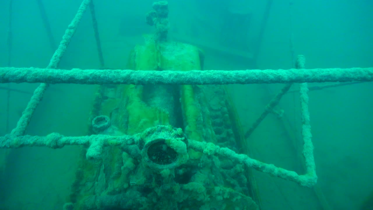 The boiler of goldrush paddlwheel AJ Goddard