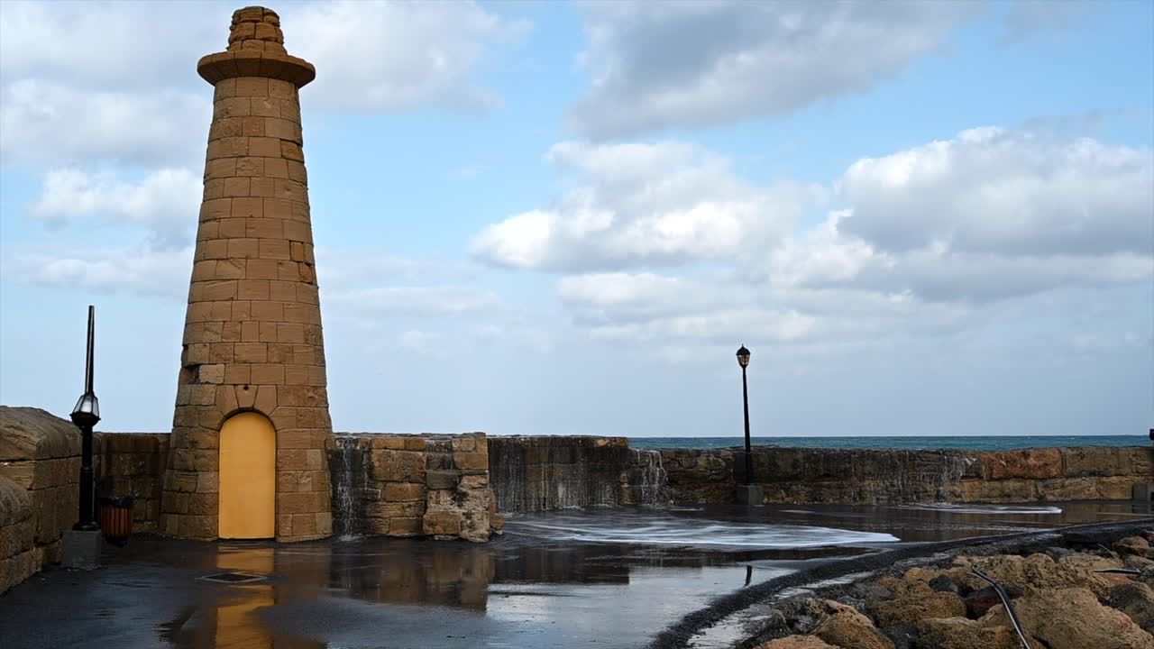 The Girne Historic Lighthouse in Kyrenia, Cyprus