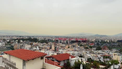 olympiacos football team stadium exterior view, athens greece city greek