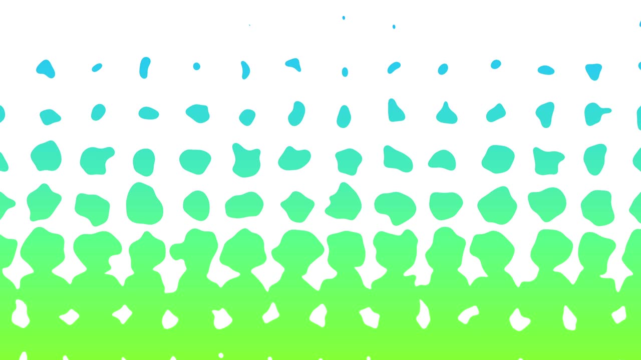 폴카 점 패턴 애니메이션, 모던 기하학 서클, 루프 애니메이션