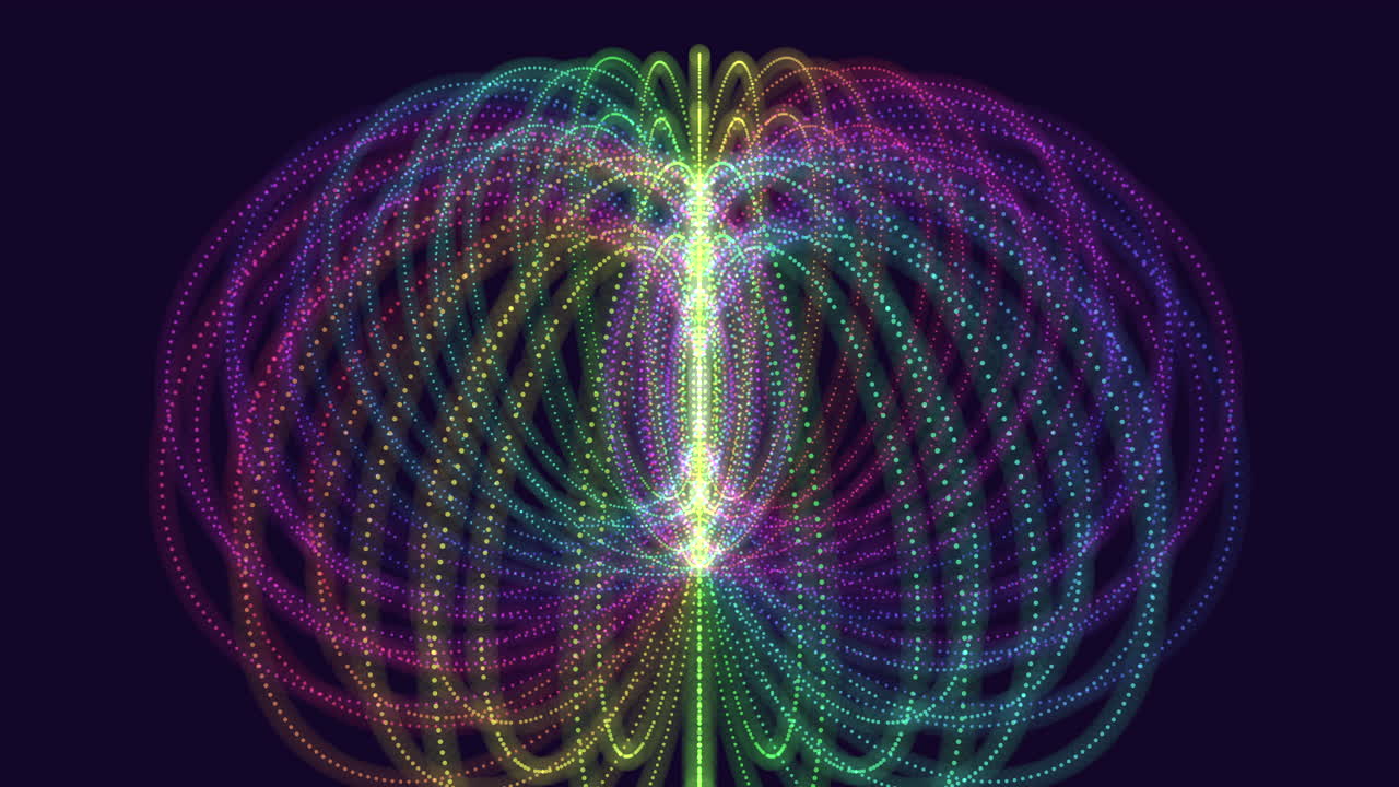 This image showcases a vibrant spiral pattern symbolizing growth, evolution, and life's cyclical nature. The bright colors at the center signify the origin, with darker hues